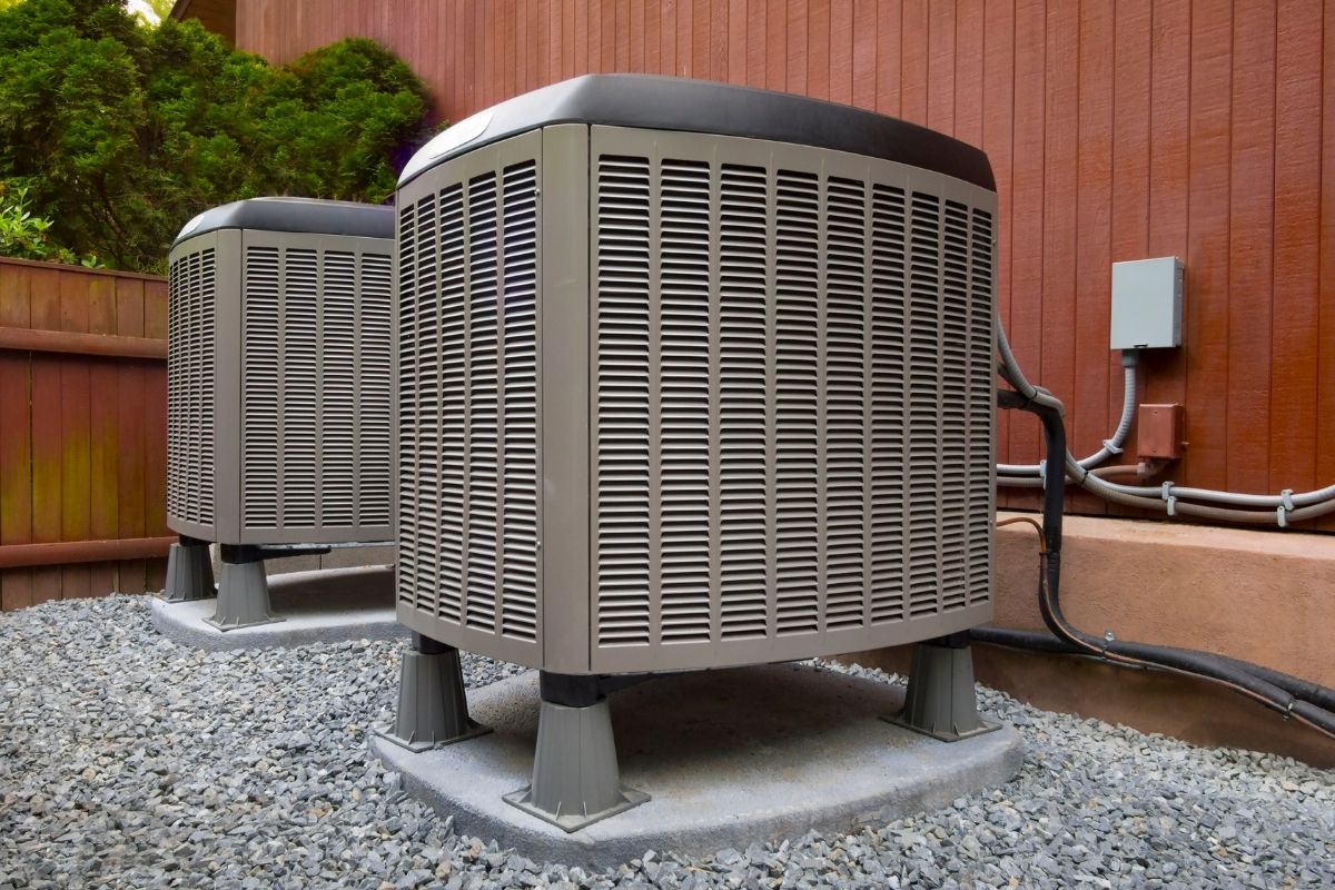 Outdoor AC condensers installed by Mr Breeze HVAC